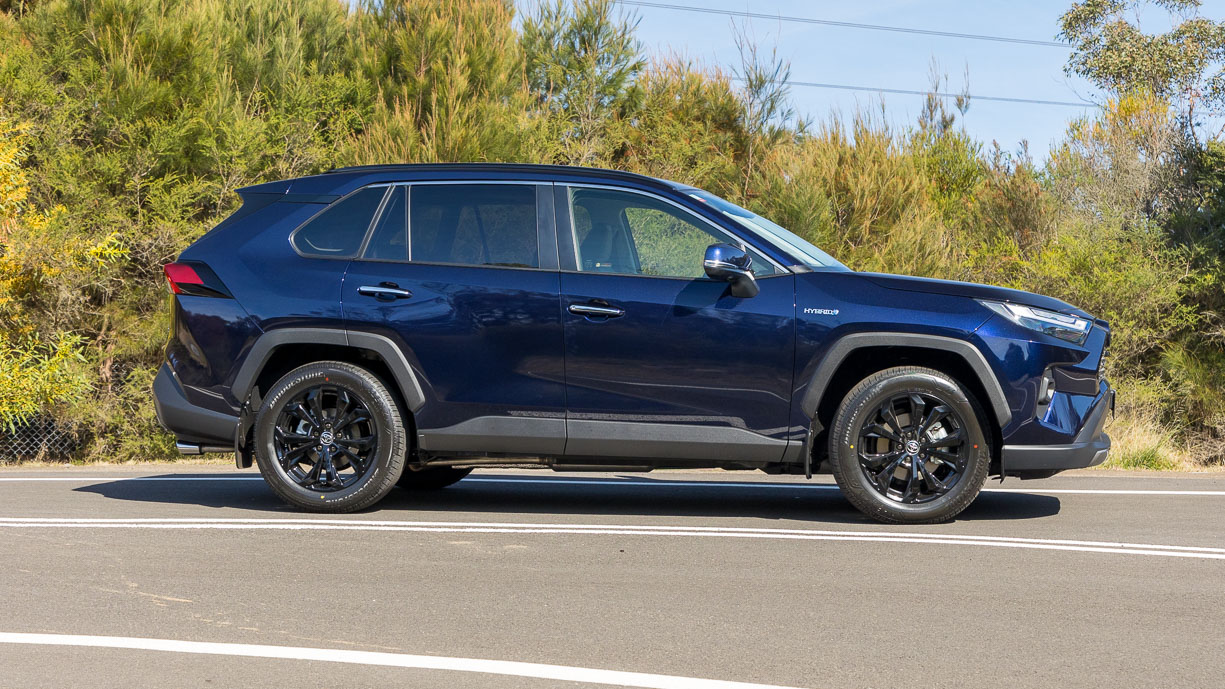 Angle latéral statique du Toyota RAV4 Cruiser Hybrid 2024