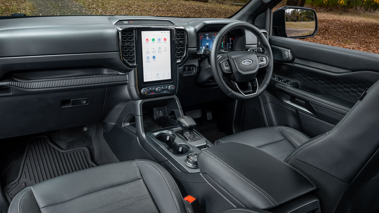 Intérieur du Ford Ranger Tremor 2024