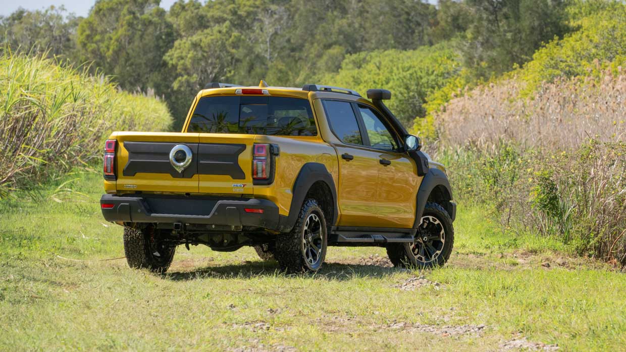 GWM Cannon Alpha PHEV 2024 arrière 3/4 2