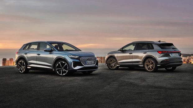 Audi Q4 E-Tron 2025 : photos avant et arrière