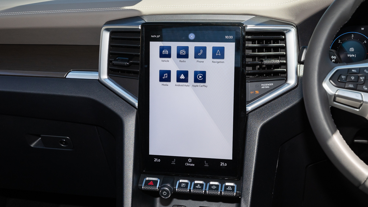 Écran tactile central Volkswagen Amarok Style TDI500 2024