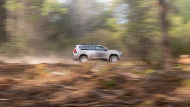 4WD Megatest Toyota Prado GXL 2023 côté conduite