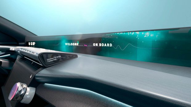 Écrans intérieurs du concept Renault Embleme 2025