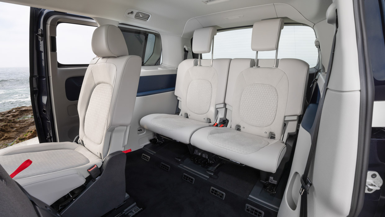 Volkswagen ID.Buzz LWB 2025 intérieur sièges 3ème rangée