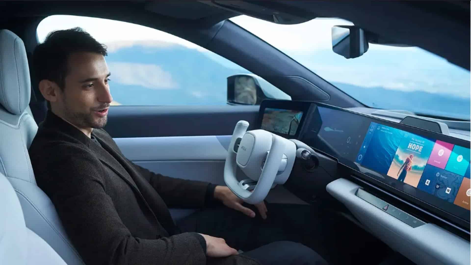 HERE SDV Mapping Sony Honda Mobility AFEELA UX