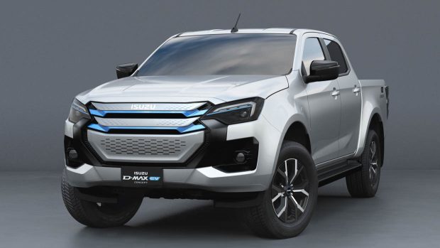 2024 Isuzu D-Max Bev Concept Prototype Front 3/4