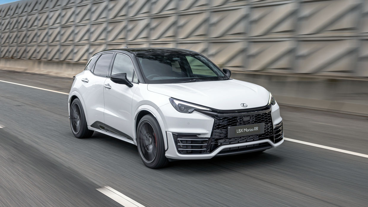 Lexus lbx Morizo ​​RR 2025 Driving 3