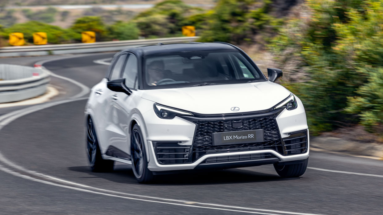 Lexus lbx Morizo ​​RR 2025 conduite
