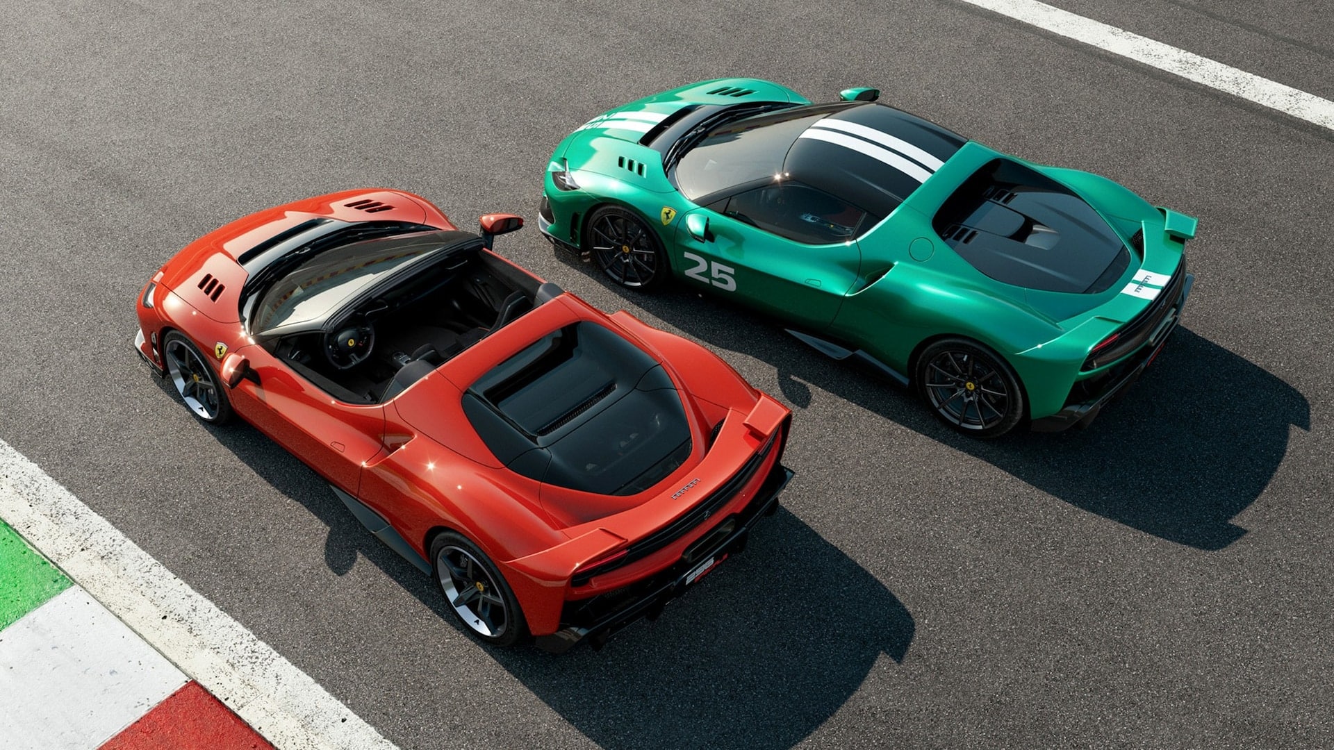 001 2026 Ferrari 296 Speciale red green