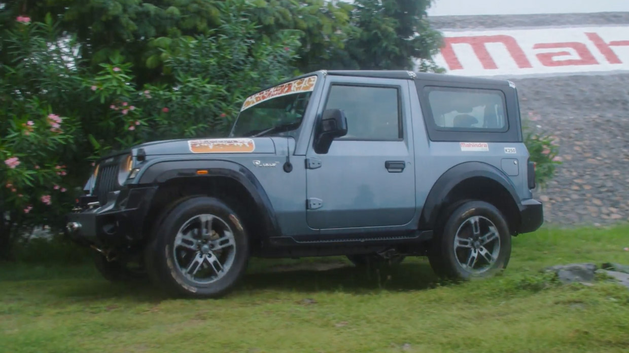 Mahindra Thar Prototype 2024 Front 3/4 3