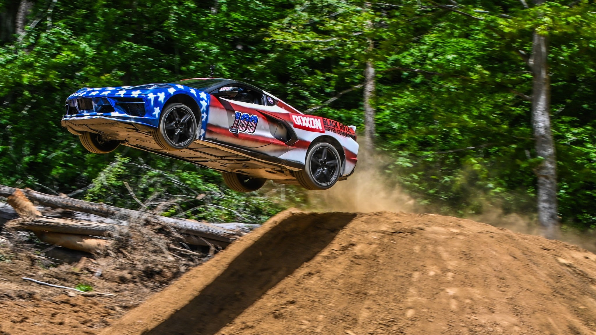 Chevrolet C8 Corvette Jump Jim York Travis Pastrana Stephen Victor Photos 6