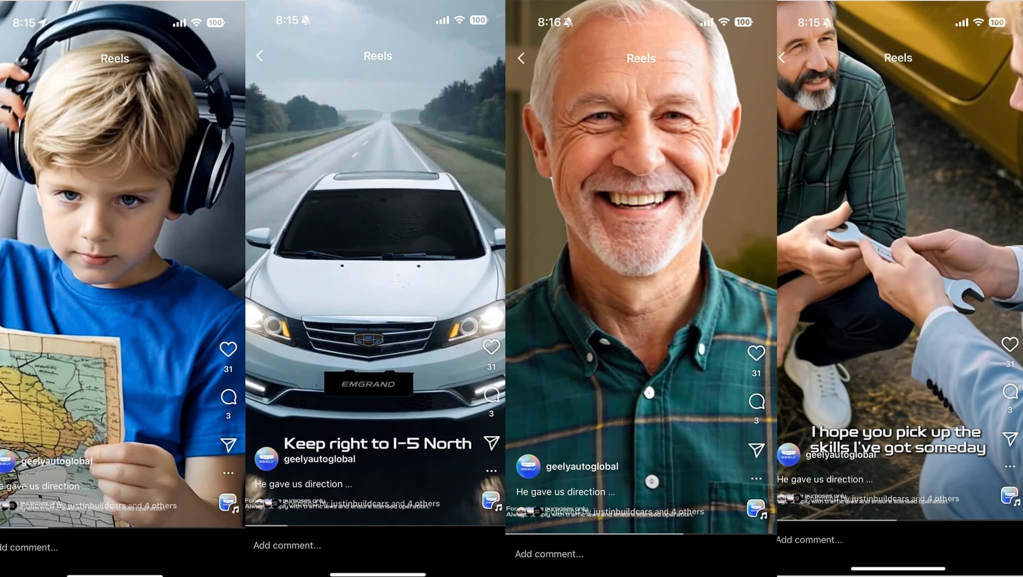 geely fathers day ad lead