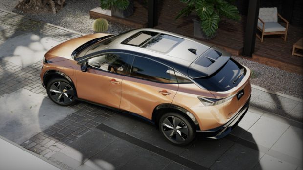 Nissan Ariya 2025 ci-dessus