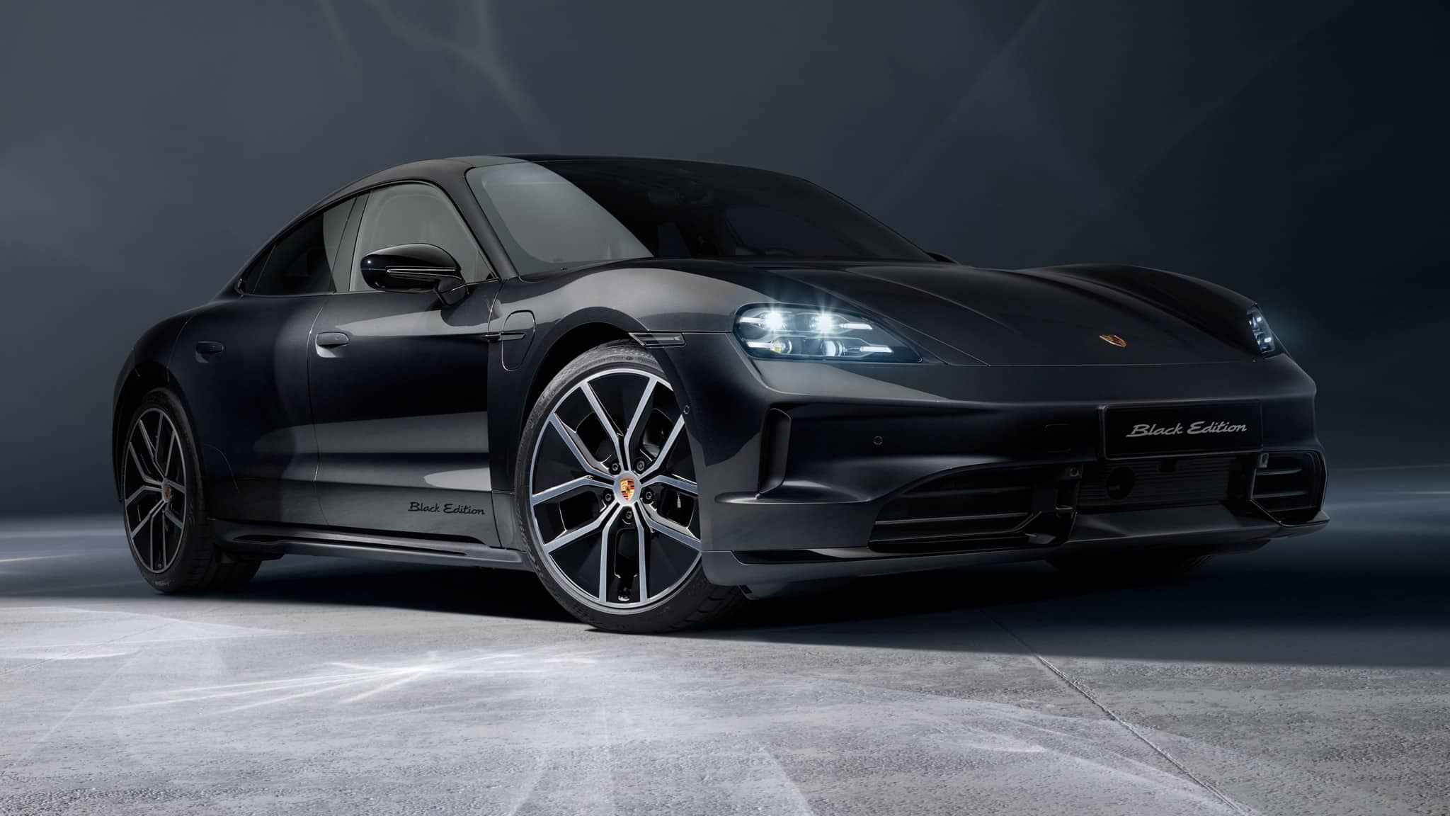2026 Porsche Taycan Black Edition Electric EV Sports Car Sedan 1