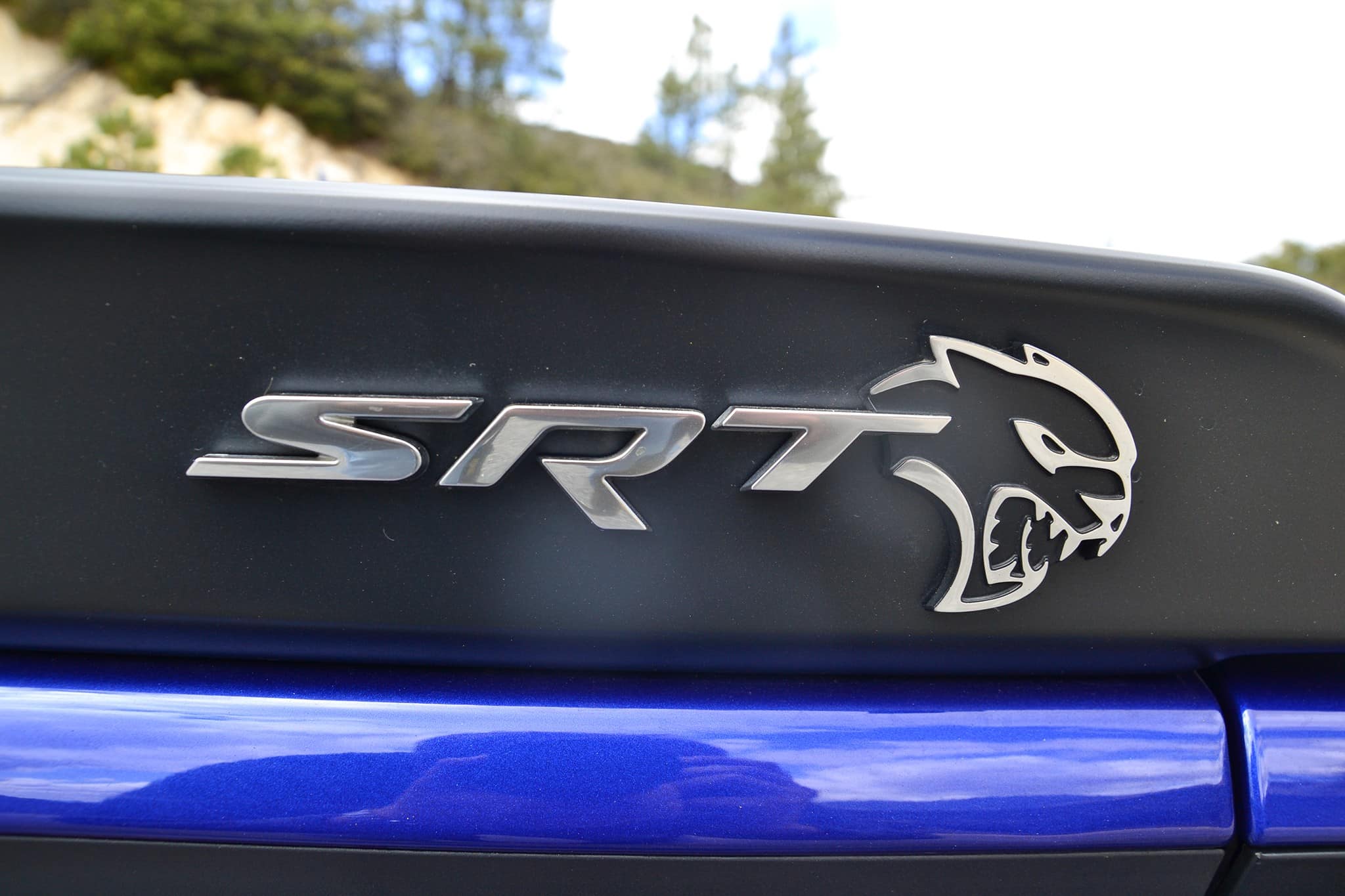 2018 Dodge Challenger SRT Hellcat Widebody Badge Detail