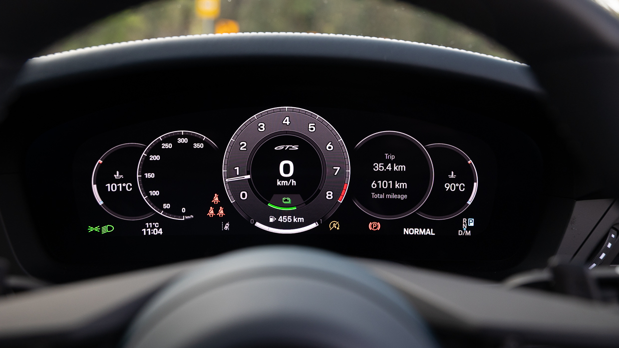 Porsche 911 GTS T 2025 Écran intérieur