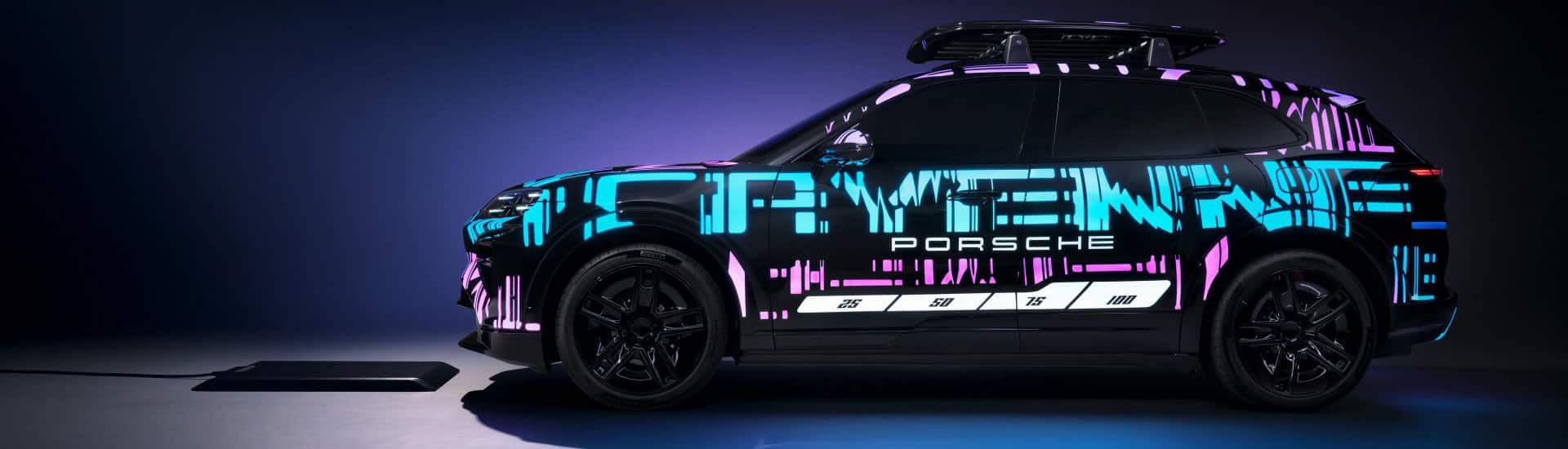 Déposez la prise! Electric Porsche Cayenne annonce le plancher sans fil pour votre garage