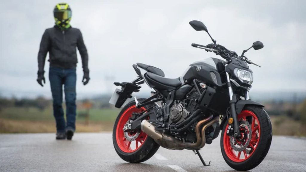 Yamaha MT-07 engine