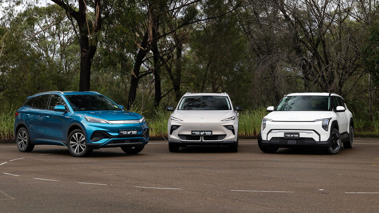 BYD ATTO 3 Premium, Kia EV3 et MG S5 2025 3