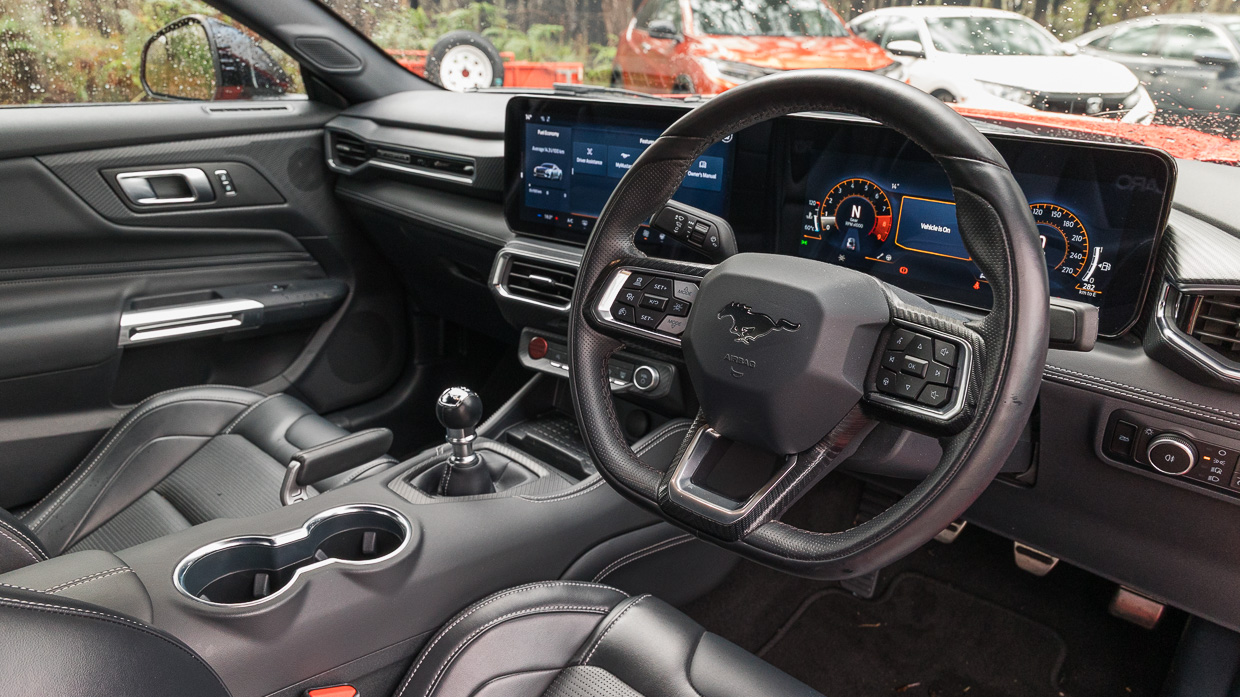 Intérieur de la Ford Mustang GT 2025