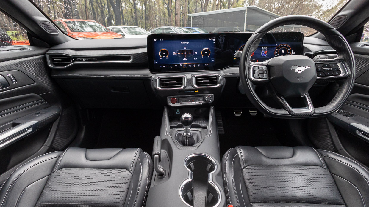 Intérieur de la Ford Mustang GT 2025