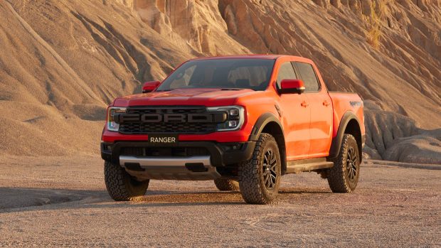 Ford Ranger Raptor avant 3/4 statique 2023
