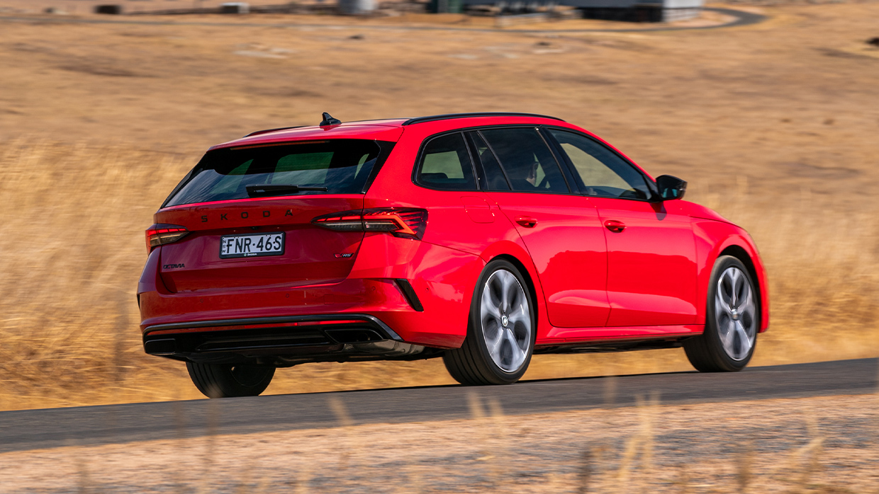 Conduite d'un wagon Skoda Octavia RS