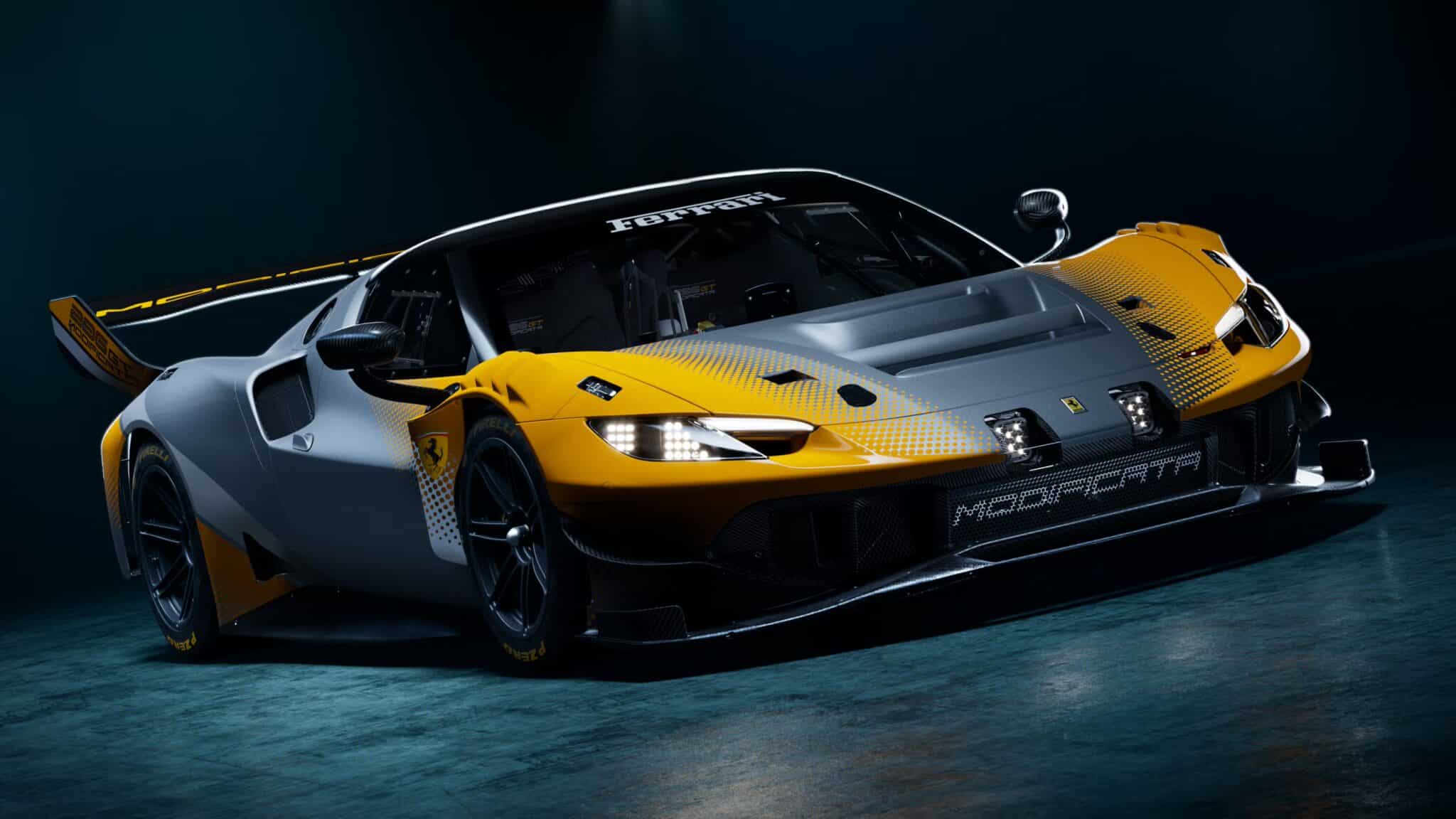 La Ferrari 296 GT Modificata est une voiture de course qui ne peut pas être pilotée